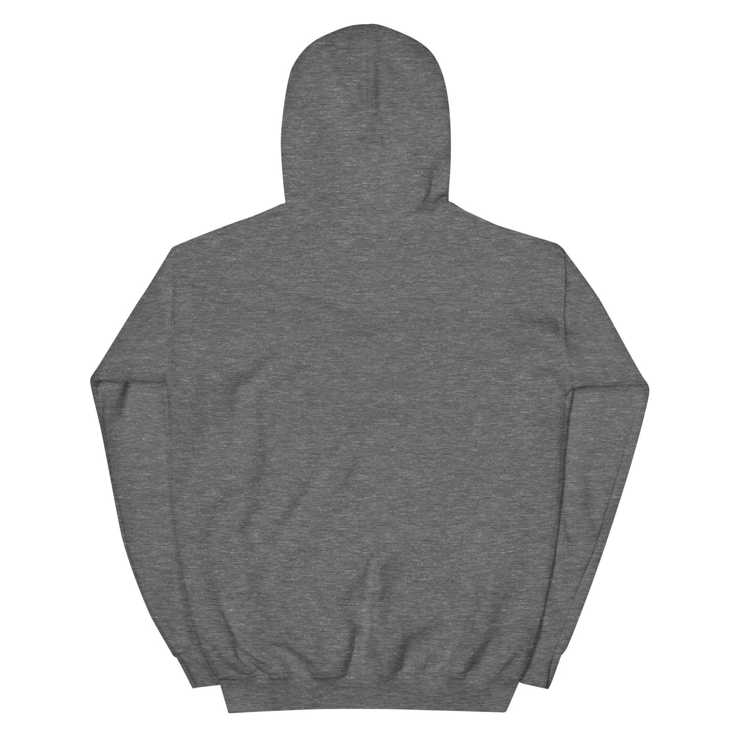 Flag football hoodie in white with double-lined hood and front pouch pocket for young athletes
