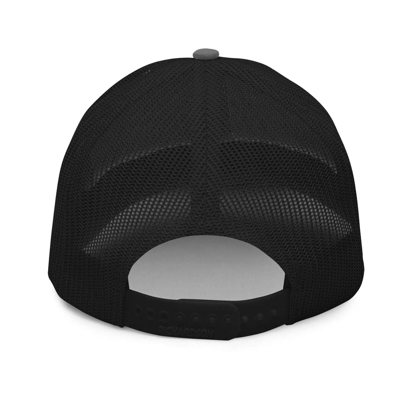 Flag Football Open Mesh Hat with structured crown, breathable mesh, and adjustable snapback