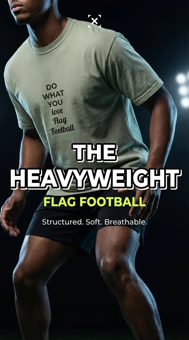 Heavyweight T-shirt Flag Football L2N2 T-Shirt L2N2