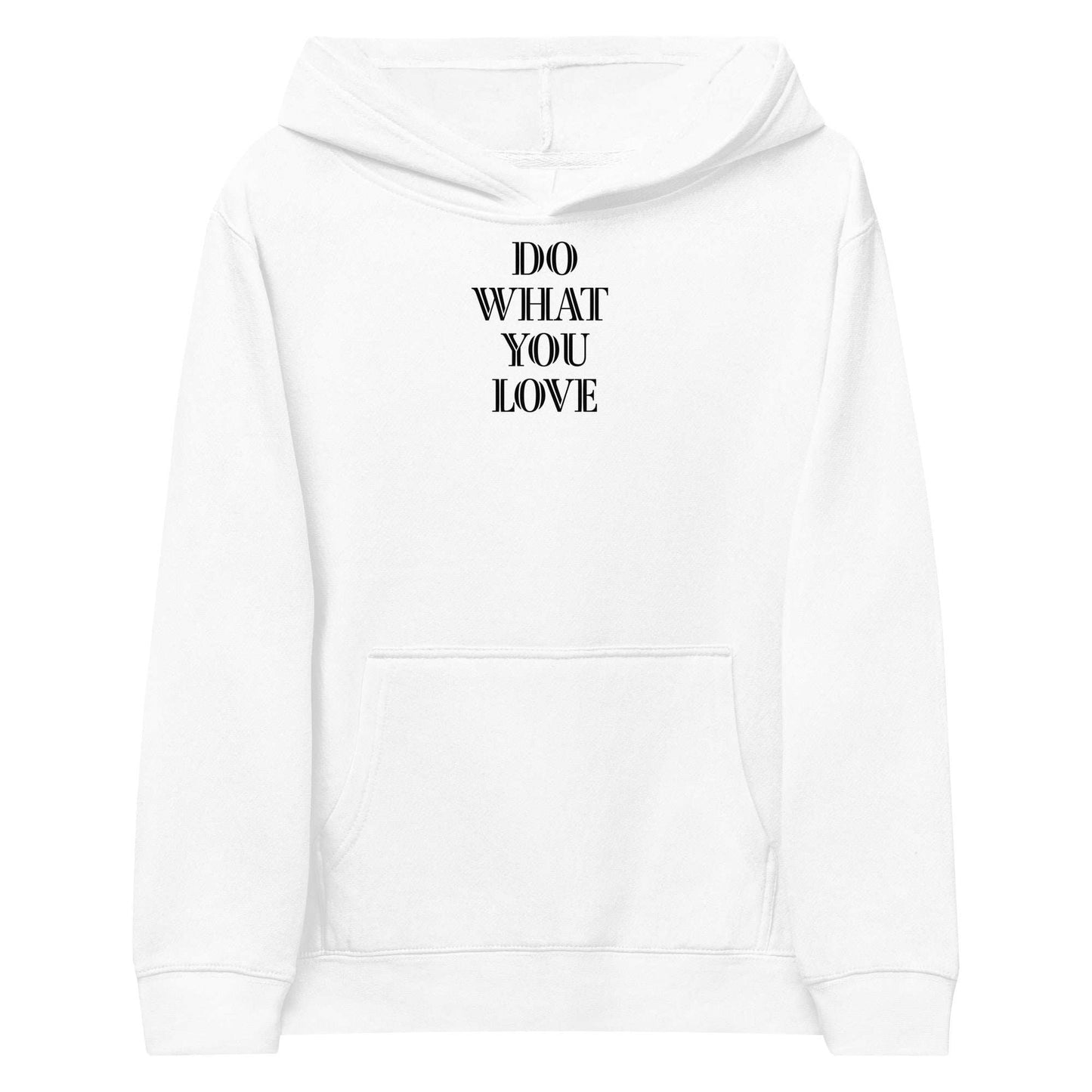 Kids hoodie soft and durable fleece with ribbed cuffs and waistband