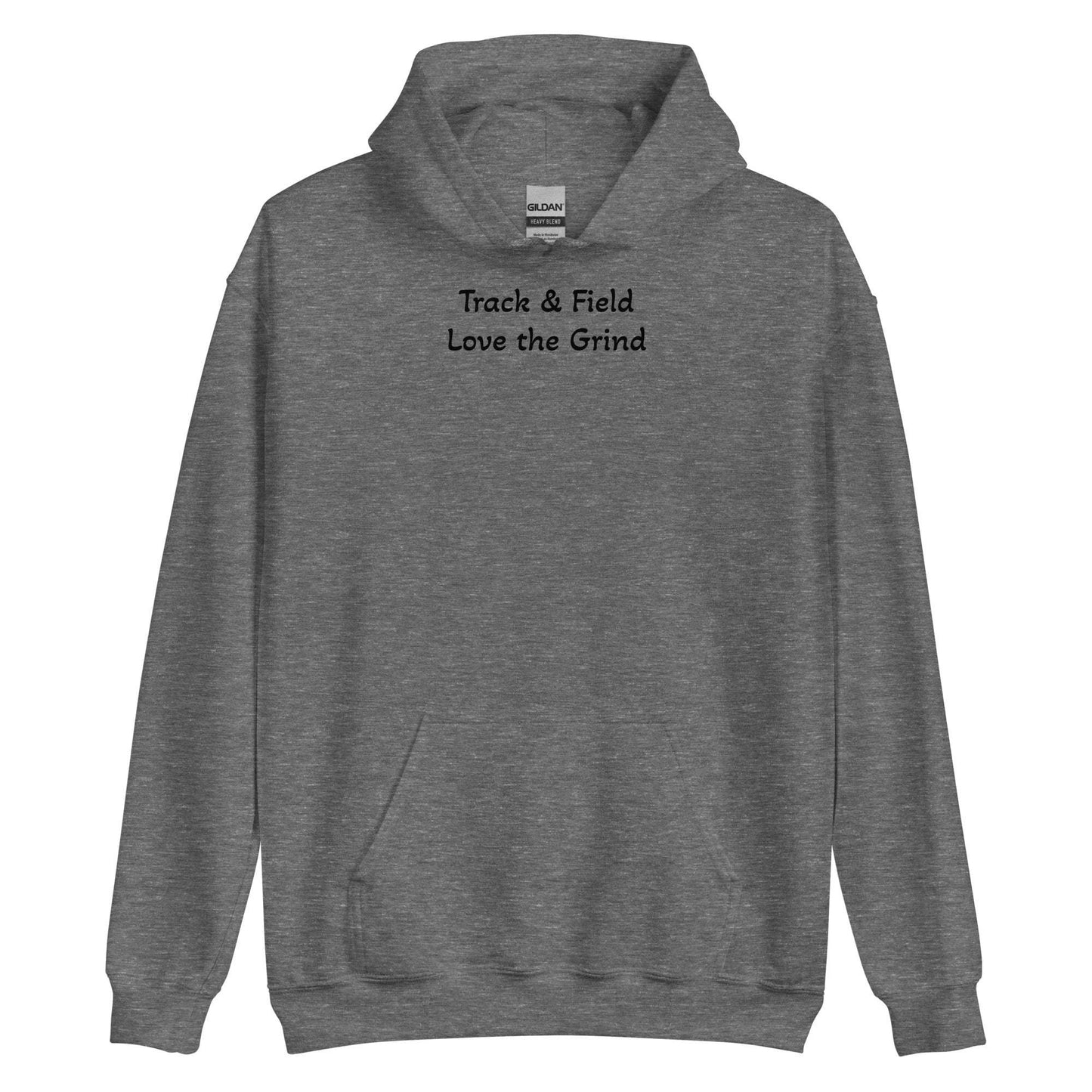 Limited Edition Cozy Track training hoodie in dark navy with double-lined hood and front pouch pocket