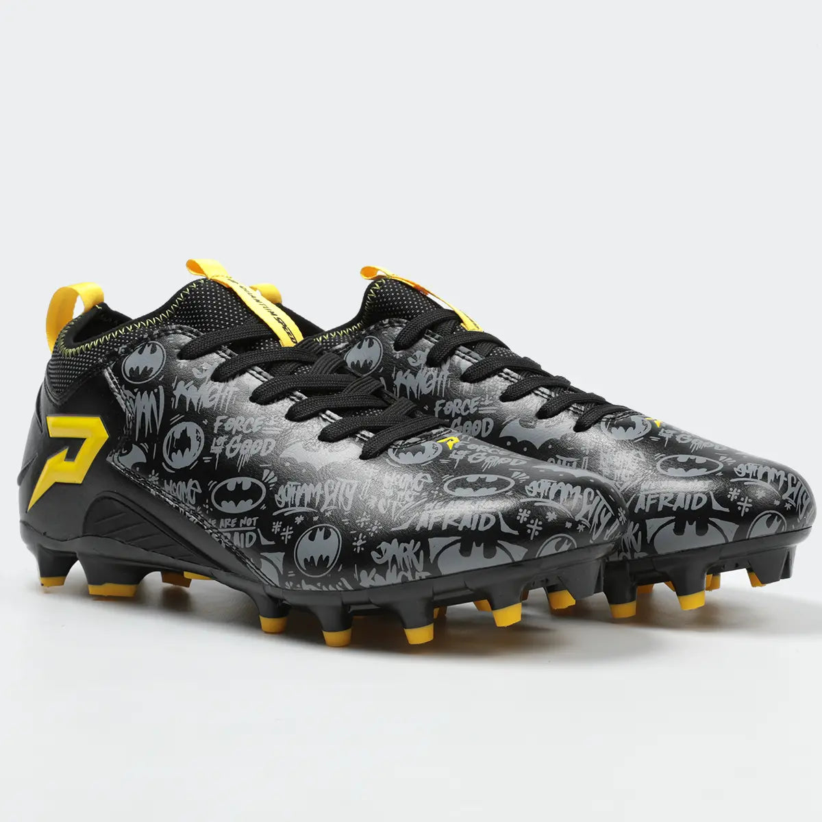 Batman Football Cleats - Quantum Speed by Phenom Elite Phenom Elite Brand Football Cleats   L2N2