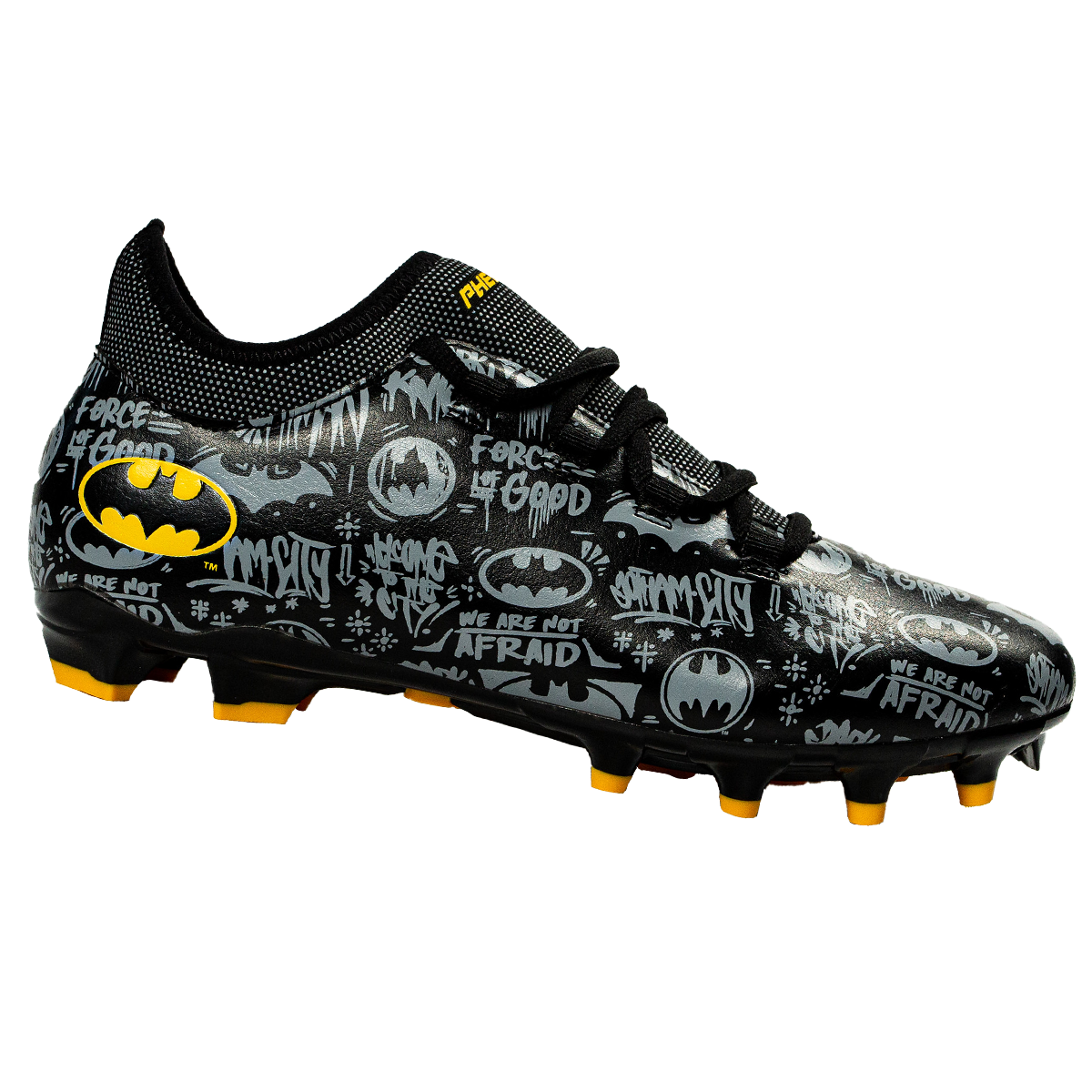 Batman Football Cleats - Velocity 2.0 by Phenom Elite Phenom Elite Brand Football Cleats 13