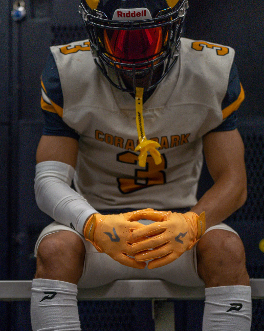 Phenom Elite VPS5 Adult Football Gloves - Team Colors - L2N2