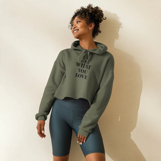Crop Hoodie L2N2  Military Green / 2XL