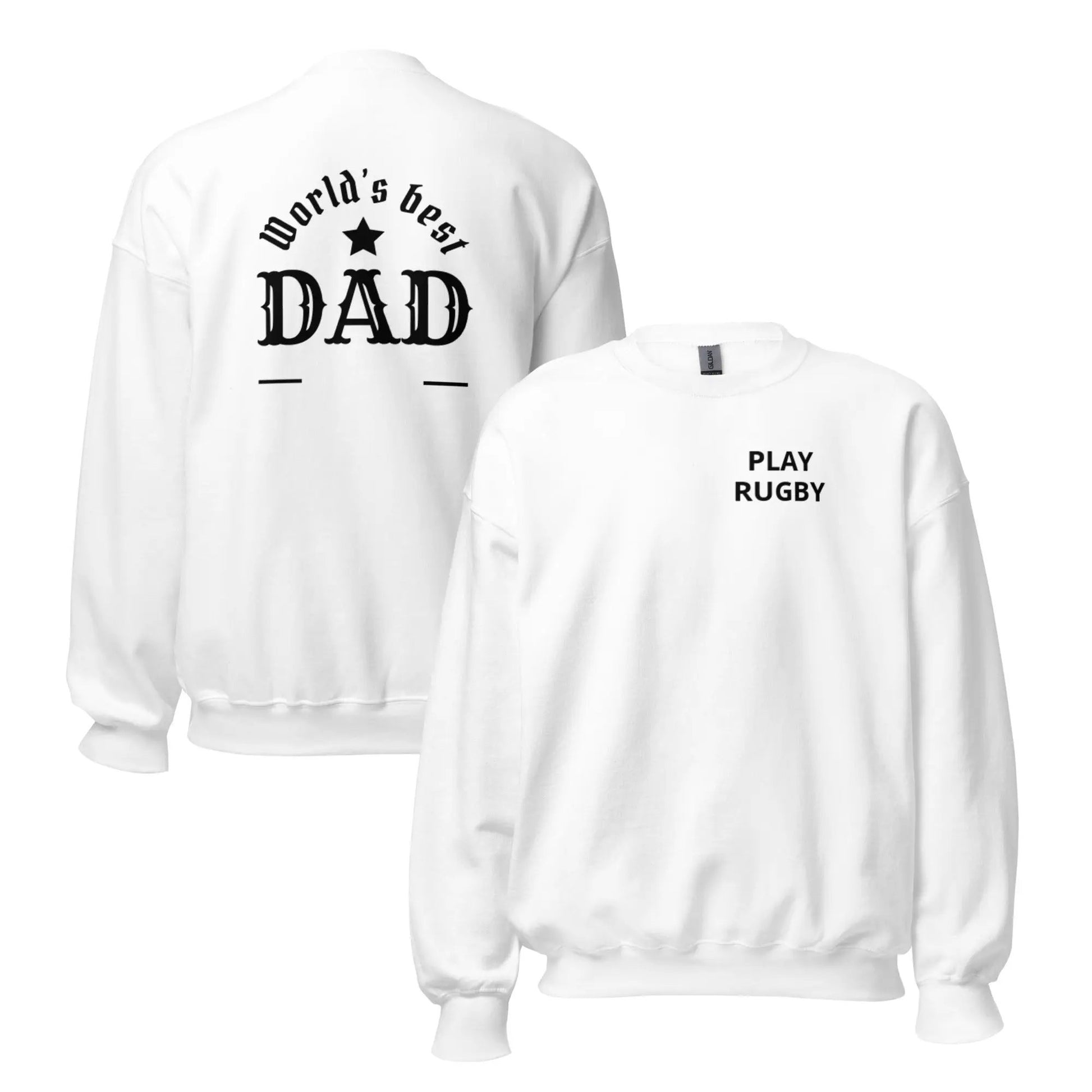 Dad Rugby Sweatshirt L2N2 Sweatshirt White / XL
