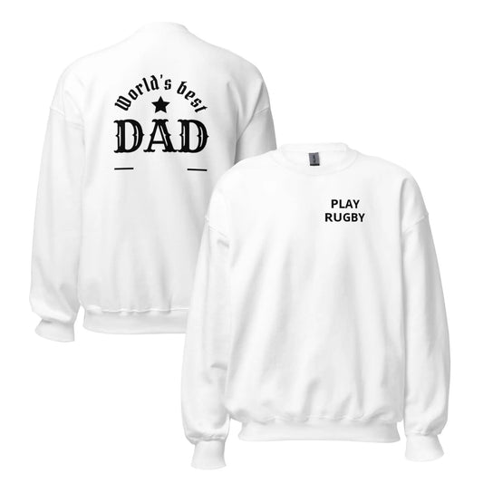 Dad Rugby Sweatshirt L2N2 Sweatshirt White / XL