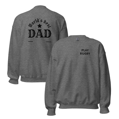Dad Rugby Sweatshirt L2N2 Sweatshirt Graphite Heather / XL