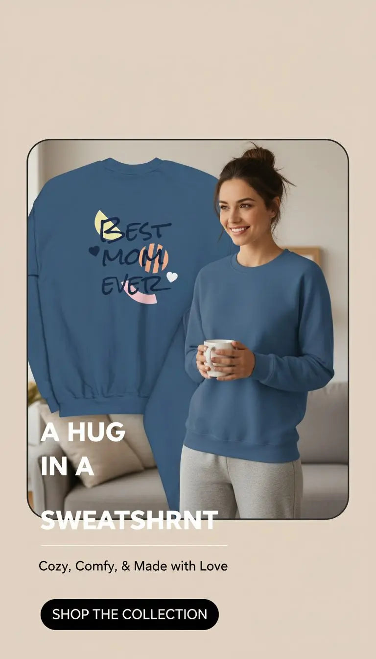 Discover the Cozy Comfort of the Mom Sweatshirt L2N2 Sweatshirt   L2N2