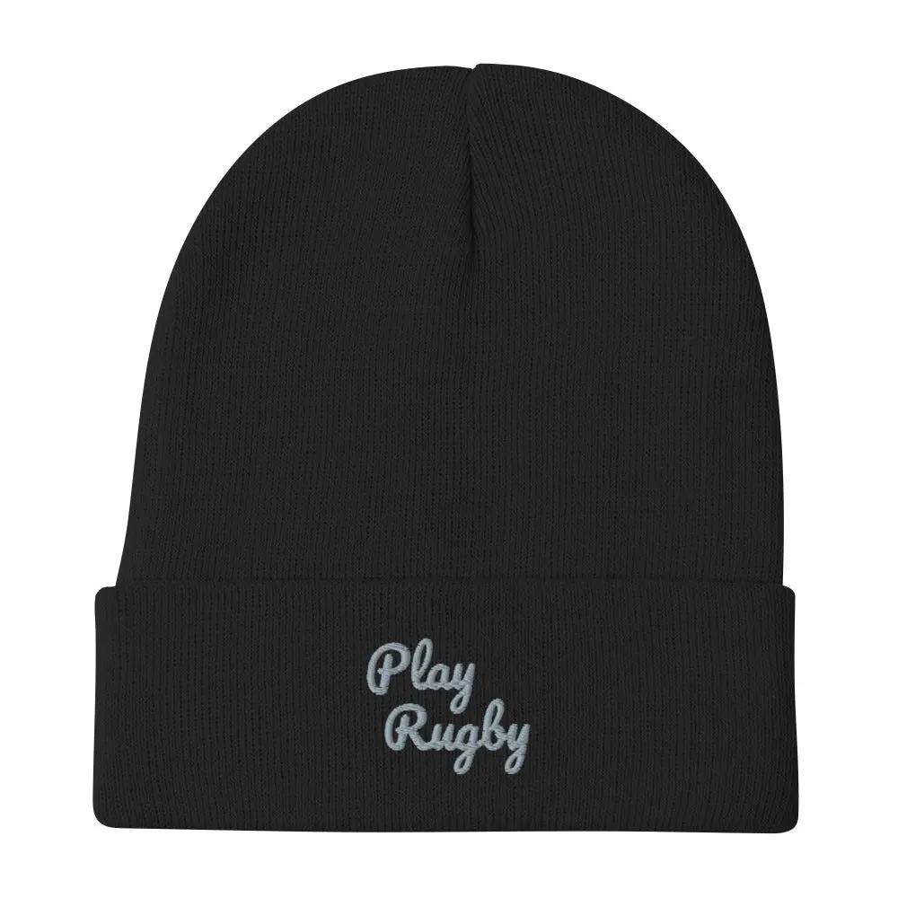 Embroidered Beanie L2N2  Black