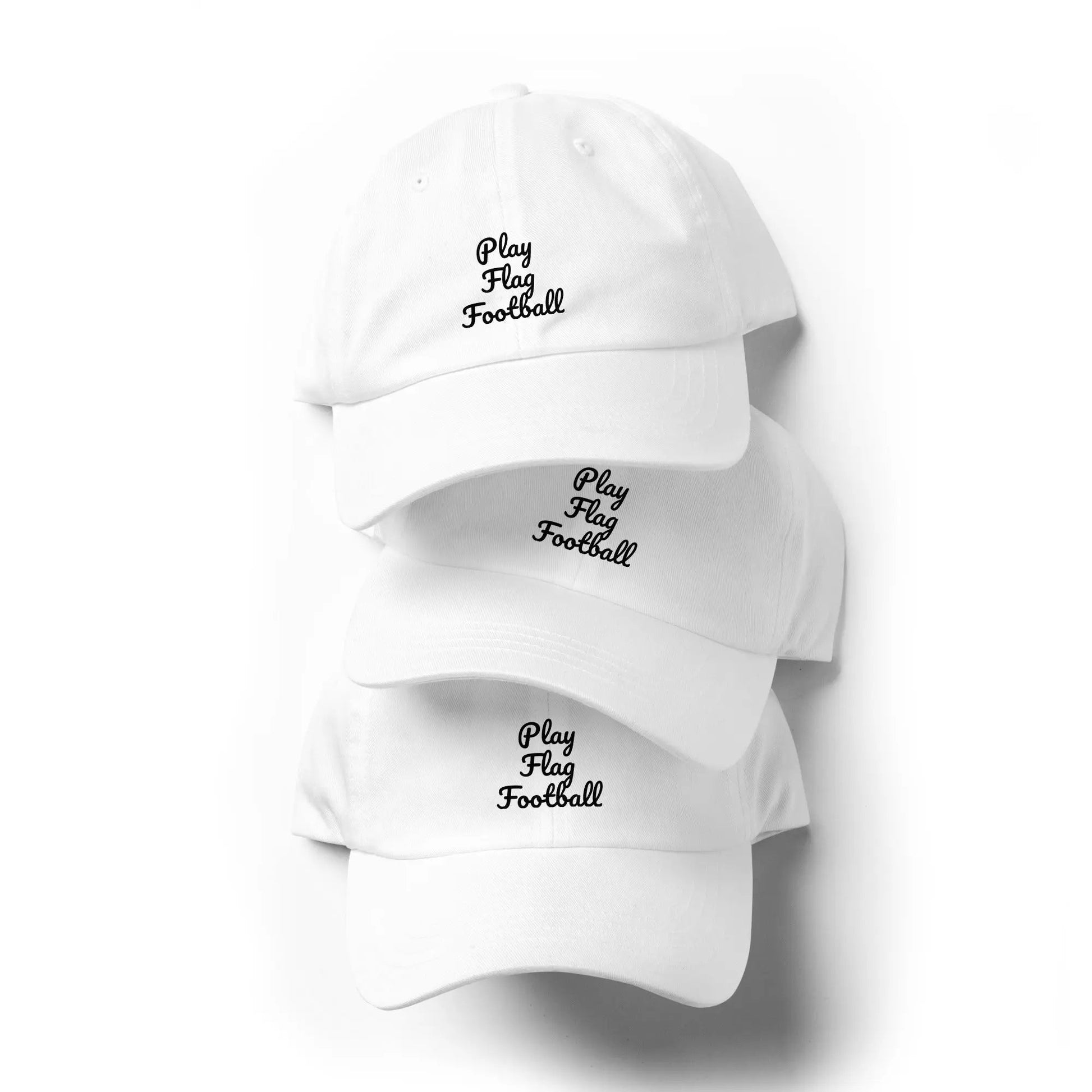 Flag Football Hat L2N2 Caps Hats White