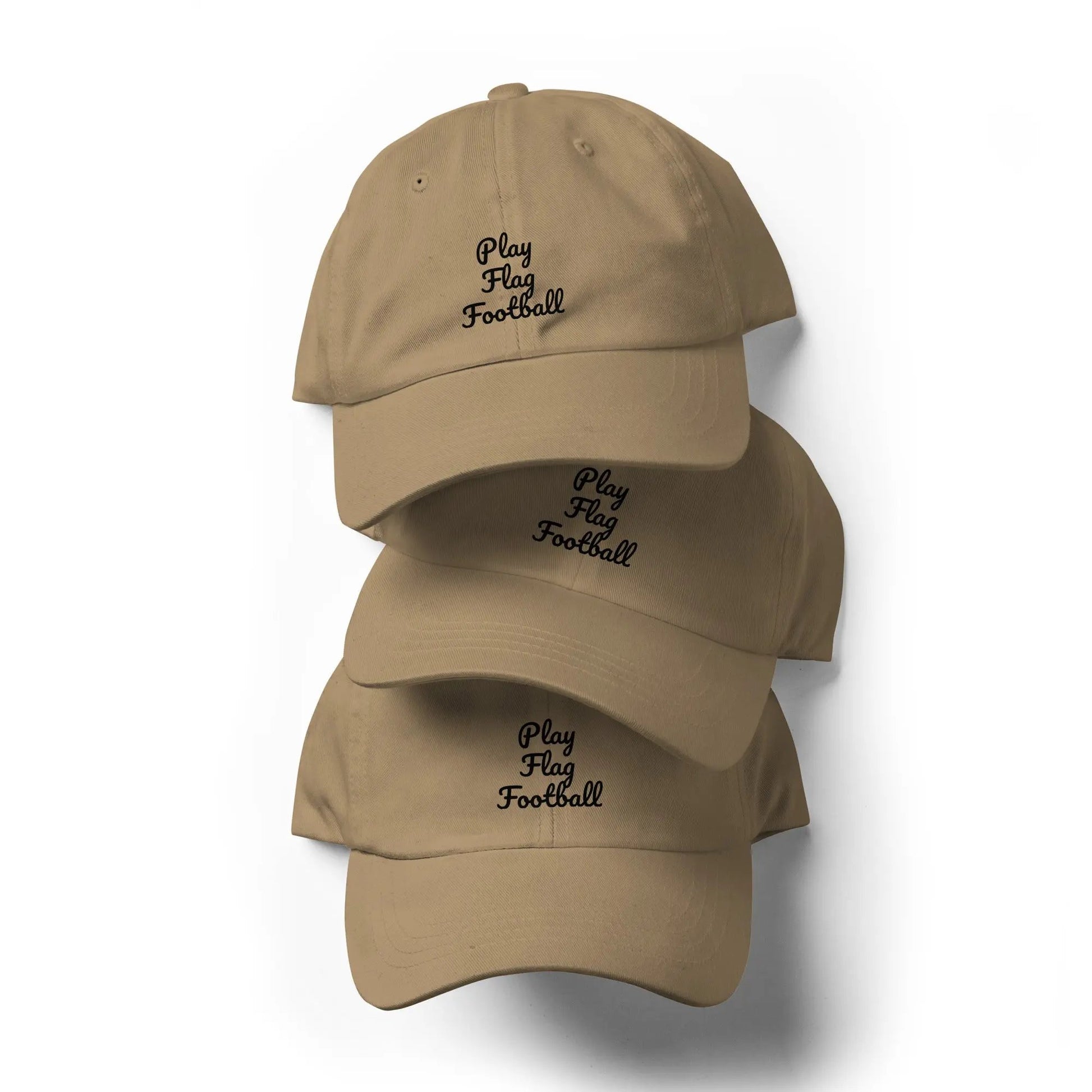 Flag Football Hat L2N2 Caps Hats Khaki