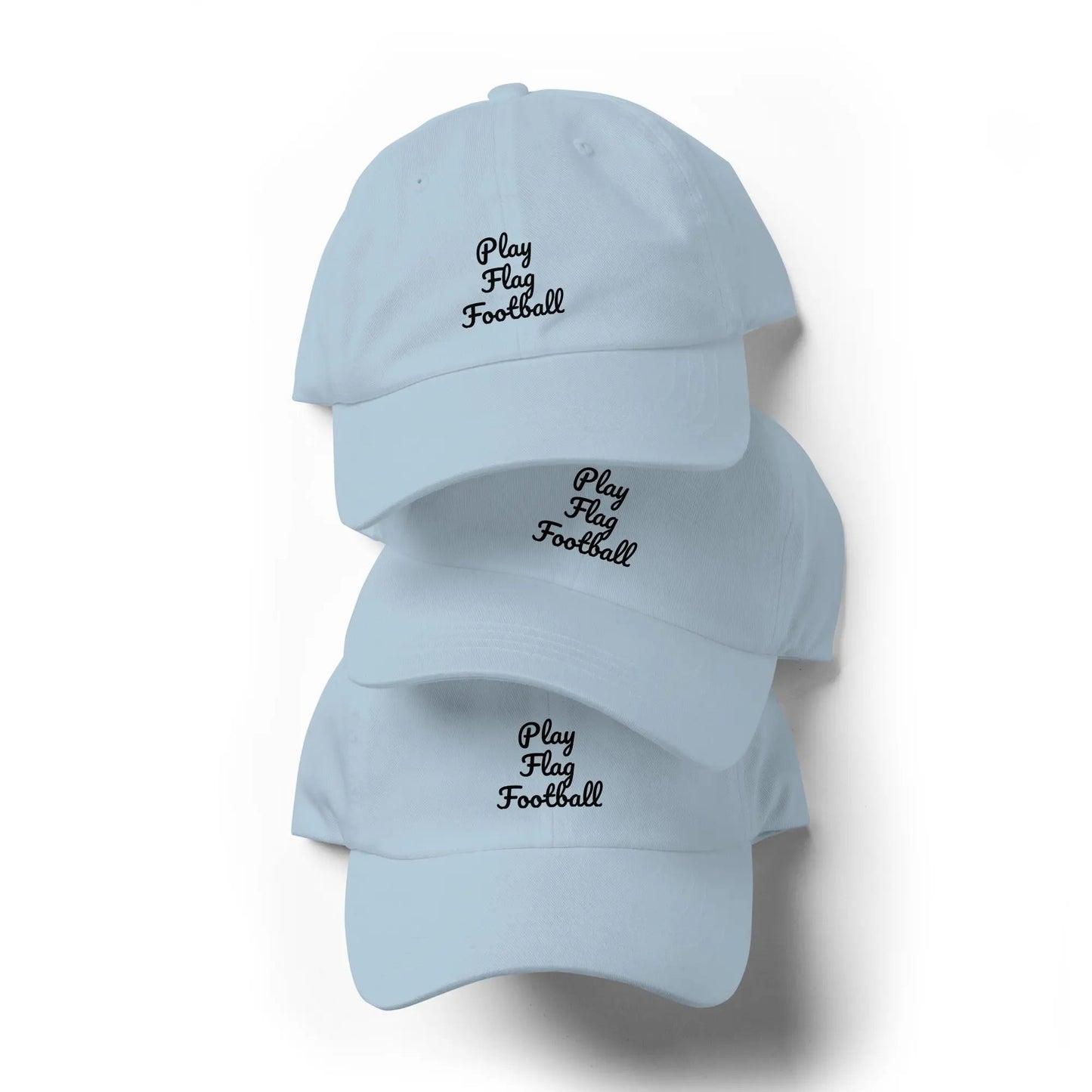 Flag Football Hat L2N2 Caps Hats Light Blue