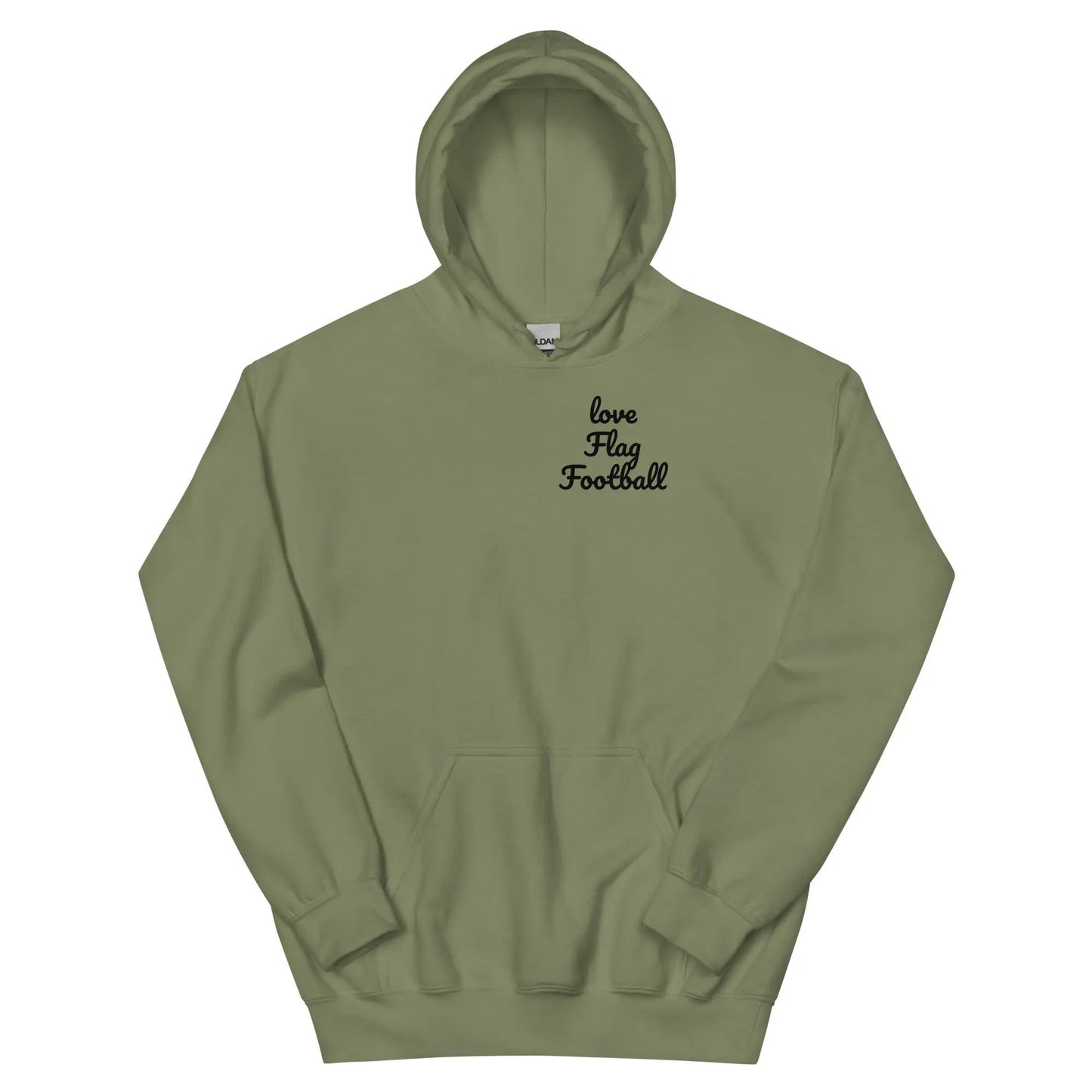 Flag Football Hoodie L2N2  Military Green / 3XL