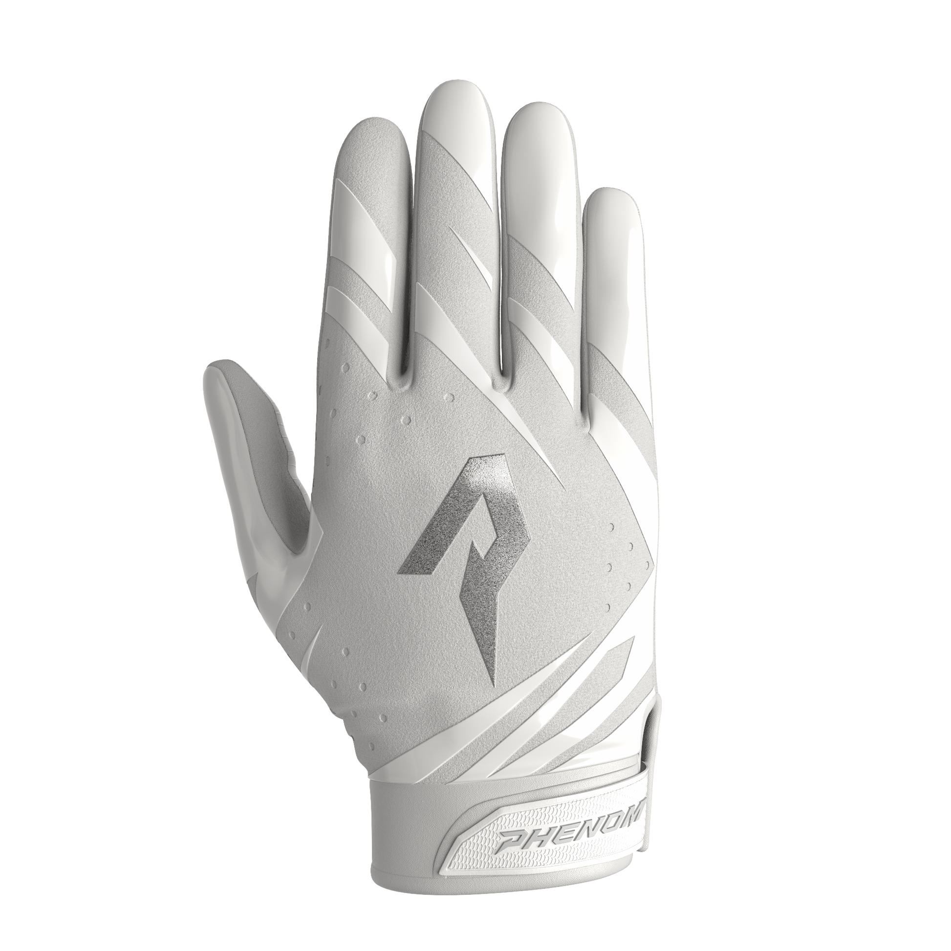Phenom Elite VPS5 Adult Football Gloves - Team Colors Phenom Elite Brand Football Gloves 3XL / White