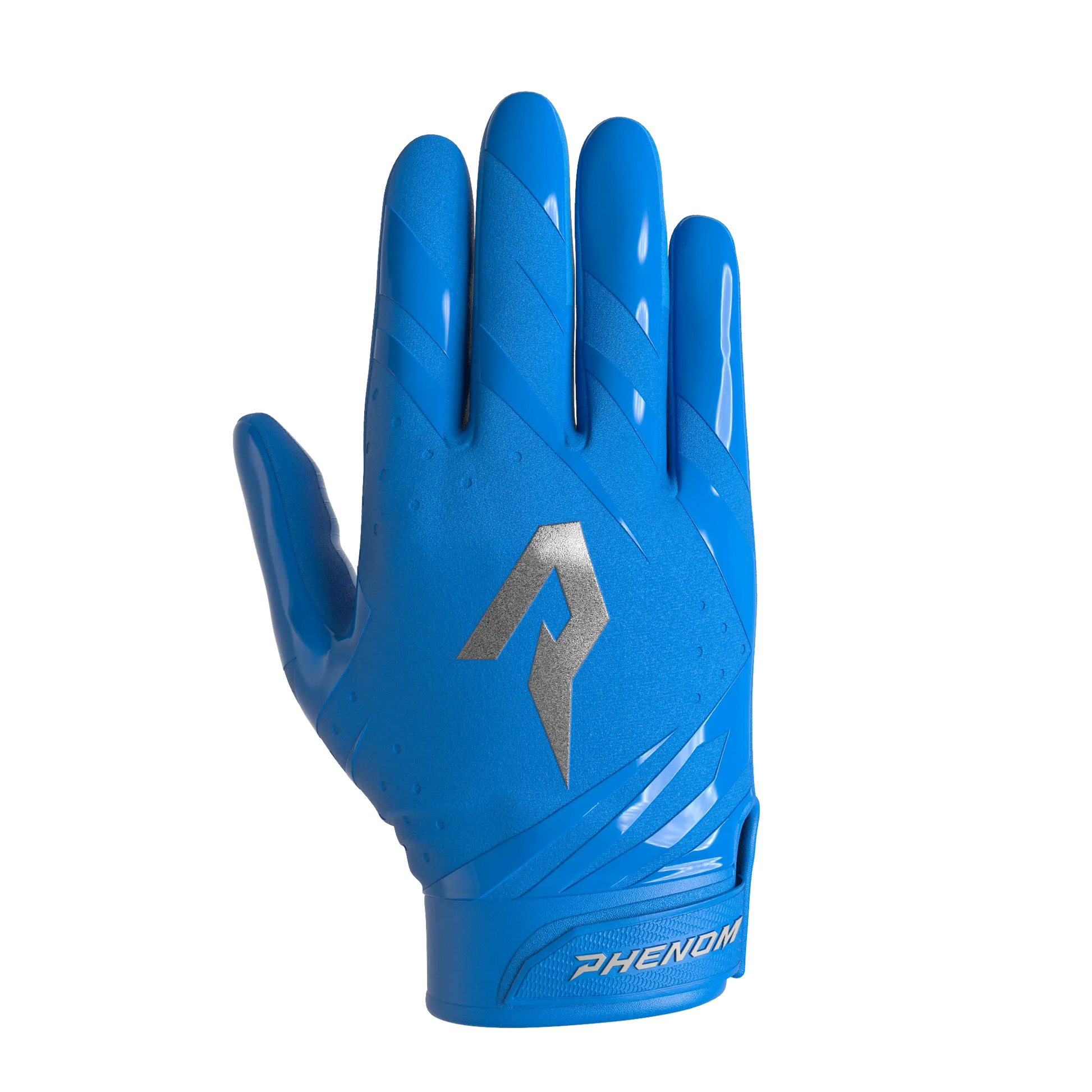 Phenom Elite VPS5 Adult Football Gloves - Team Colors Phenom Elite Brand Football Gloves 3XL / Columbia Blue