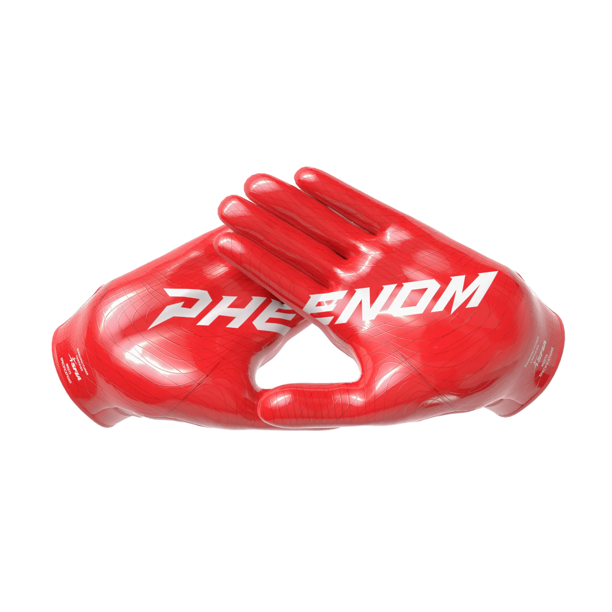 Phenom Elite VPS5 Adult Football Gloves - Team Colors Phenom Elite Brand Football Gloves