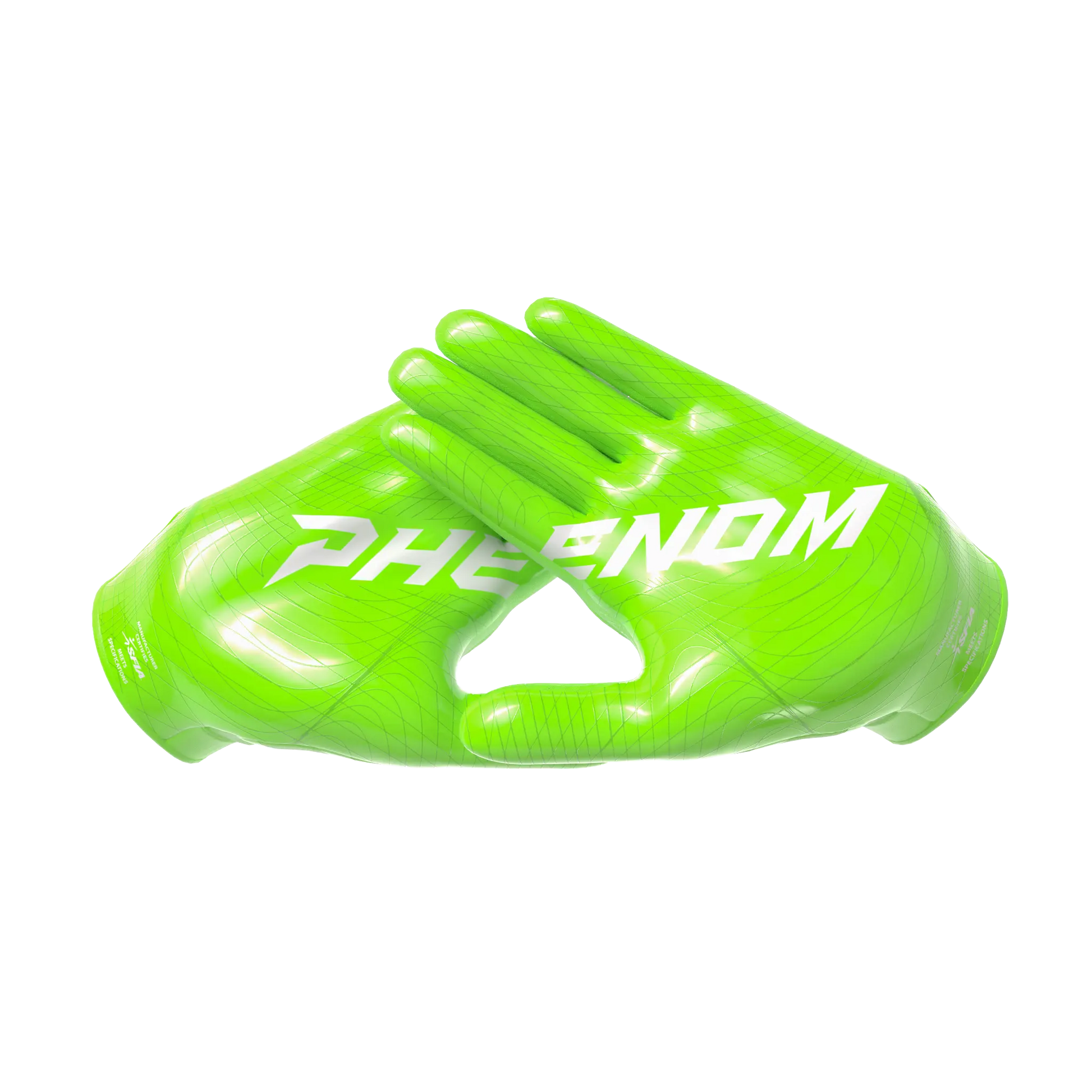 Phenom Elite VPS5 Adult Football Gloves - Team Colors Phenom Elite Brand Football Gloves