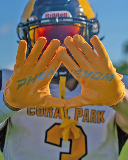 Phenom Elite VPS5 Adult Football Gloves - Team Colors Phenom Elite Brand Football Gloves