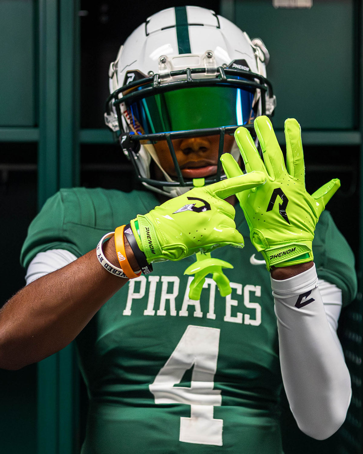 Phenom Elite VPS5 Adult Football Gloves - Team Colors - L2N2