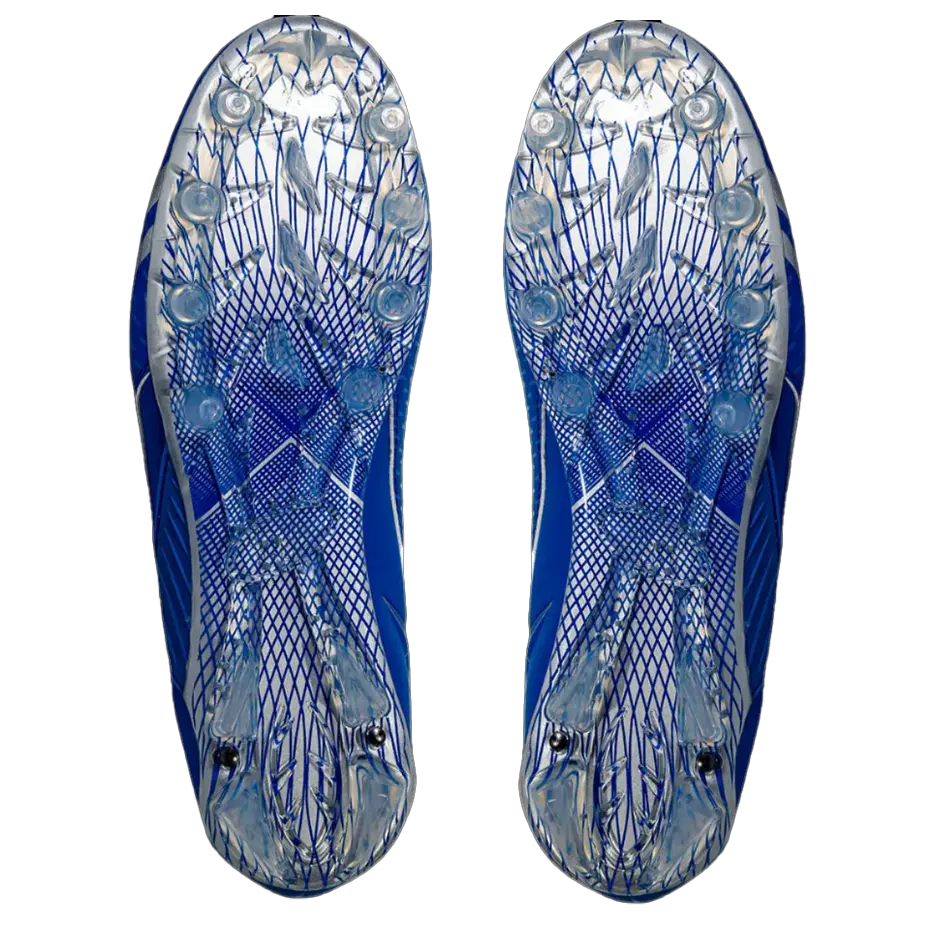 Quantum Speed: Football Cleats - Royal Blue - Team Colors Phenom Elite Brand