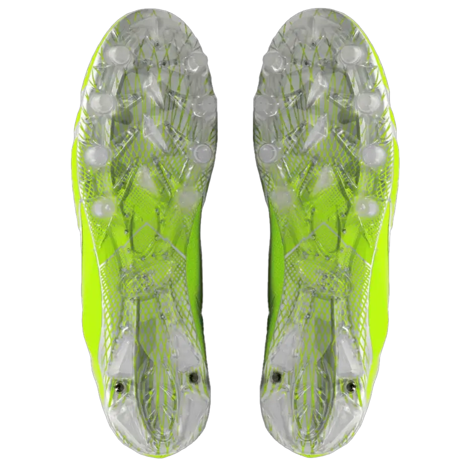 Quantum Speed: Football Cleats - Slime - Team Colors Phenom Elite Brand