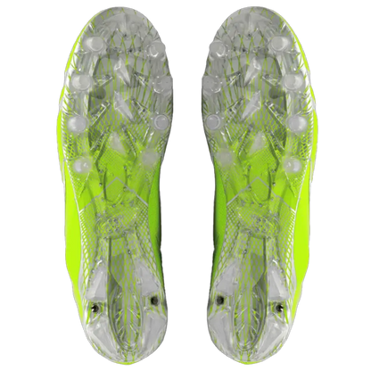 Quantum Speed: Football Cleats - Slime - Team Colors Phenom Elite Brand