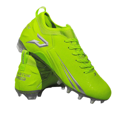 Quantum Speed: Football Cleats - Slime - Team Colors Phenom Elite Brand