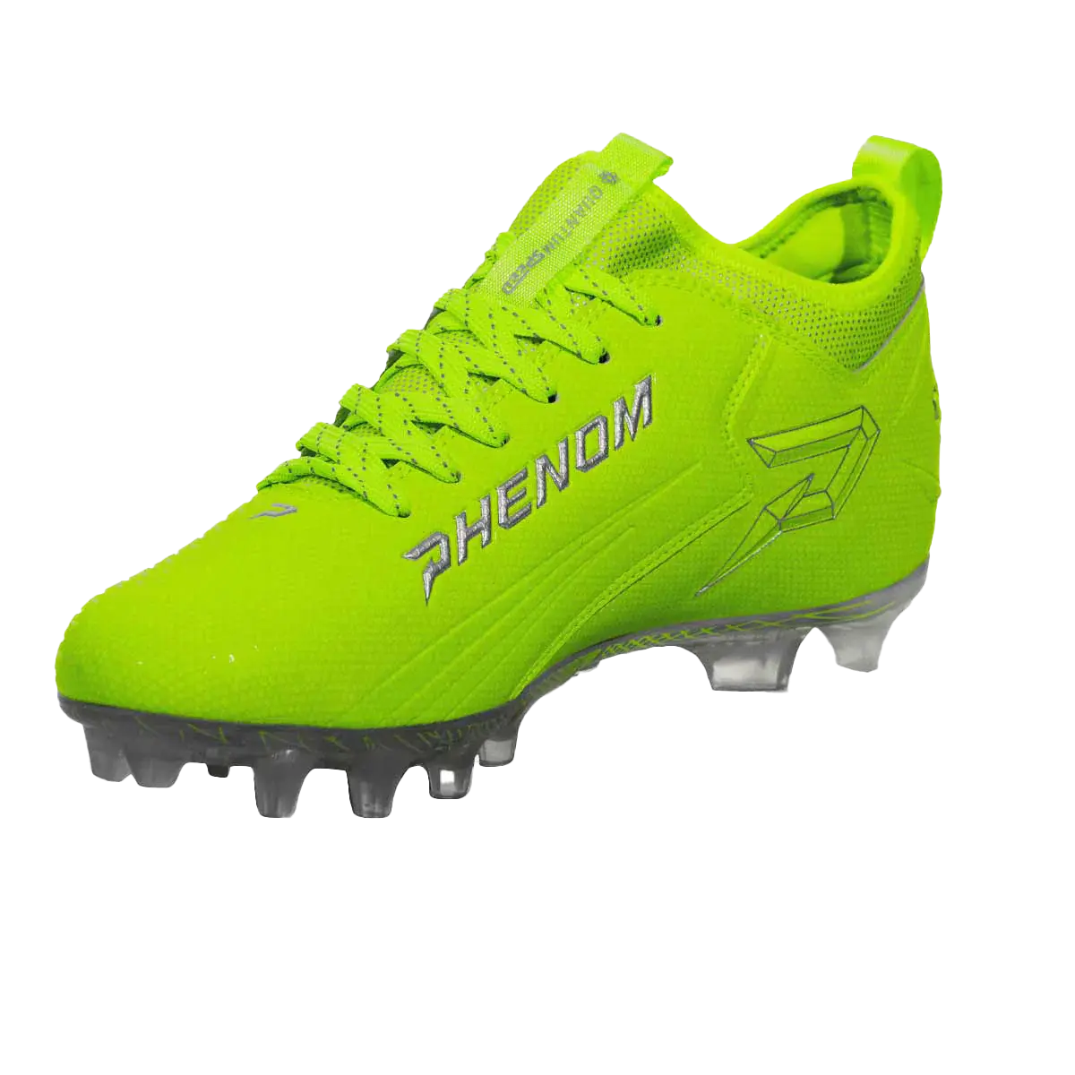 Quantum Speed: Football Cleats - Slime - Team Colors Phenom Elite Brand