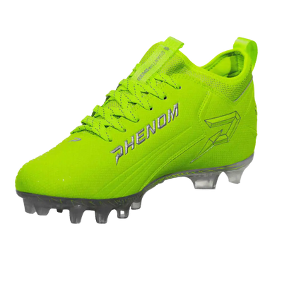 Quantum Speed: Football Cleats - Slime - Team Colors Phenom Elite Brand