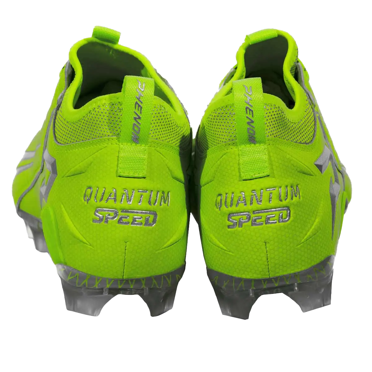 Quantum Speed: Football Cleats - Slime - Team Colors Phenom Elite Brand