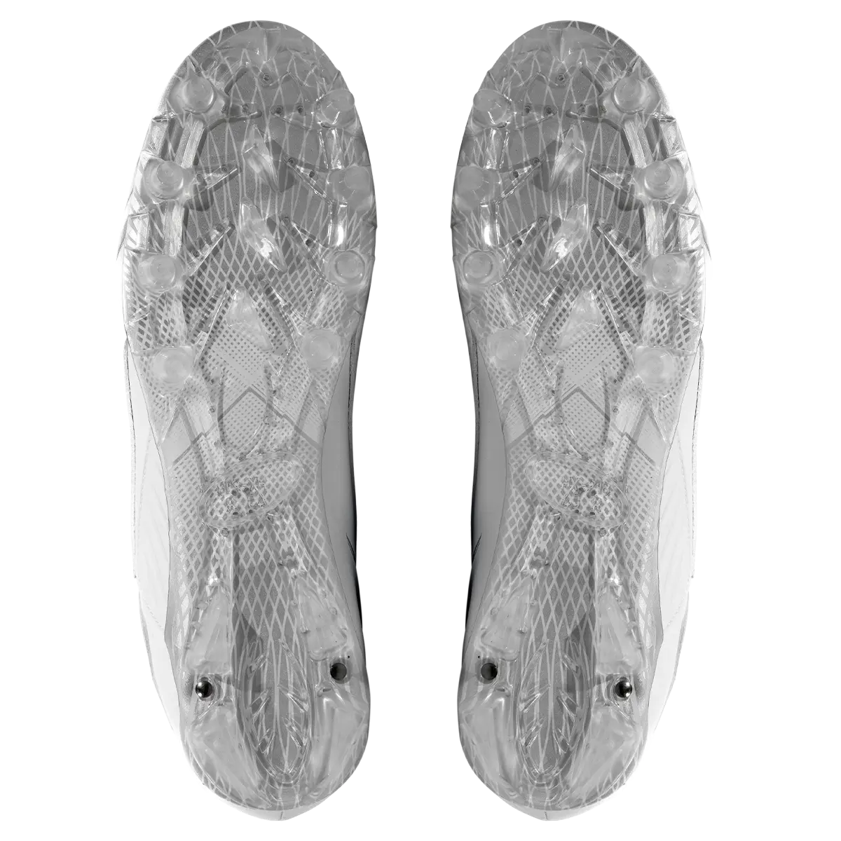 Quantum Speed: Football Cleats - White - Team Colors Phenom Elite Brand