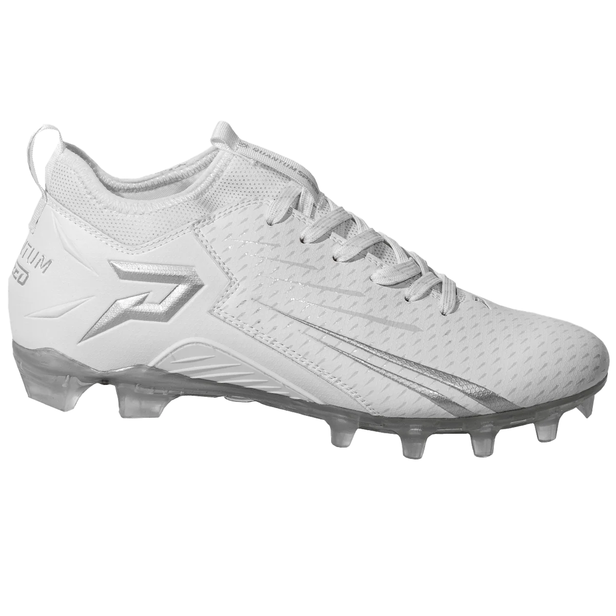 Quantum Speed: Football Cleats - White - Team Colors Phenom Elite Brand Football Cleats 14