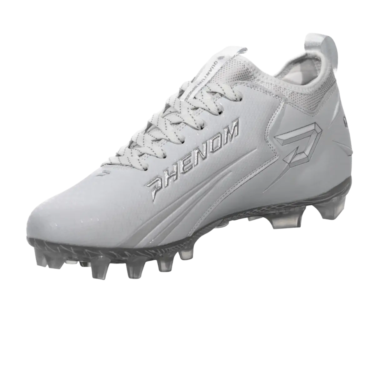Quantum Speed: Football Cleats - White - Team Colors Phenom Elite Brand