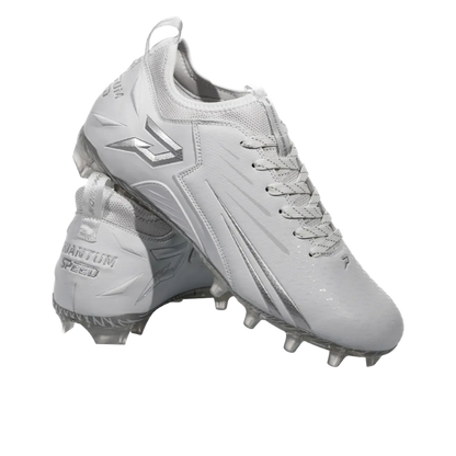 Quantum Speed: Football Cleats - White - Team Colors Phenom Elite Brand