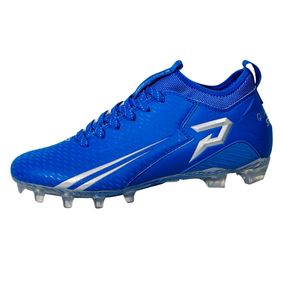 Quantum Speed: Football Cleats - Royal Blue - Team Colors Phenom Elite Brand