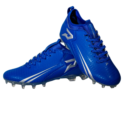 Quantum Speed: Football Cleats - Royal Blue - Team Colors Phenom Elite Brand