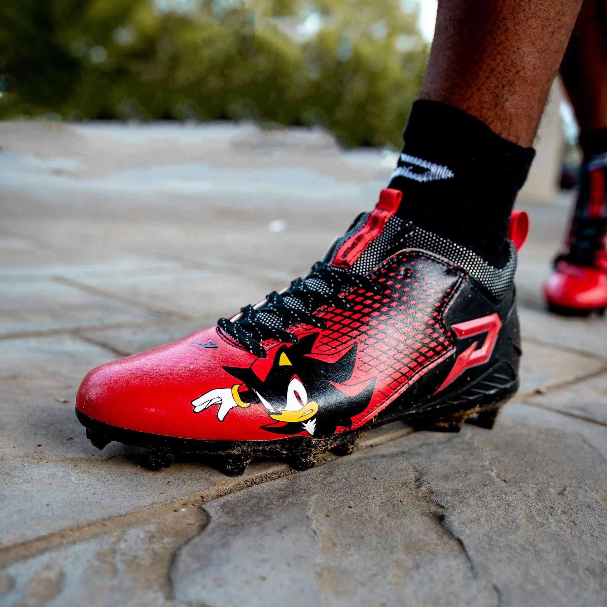 Shadow the Hedgehog Football Cleats - Quantum Speed 2.0 by Phenom Elite Phenom Elite Brand