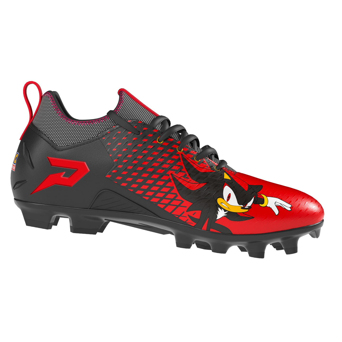 Shadow the Hedgehog Football Cleats - Quantum Speed 2.0 by Phenom Elite Phenom Elite Brand Football Cleats 15