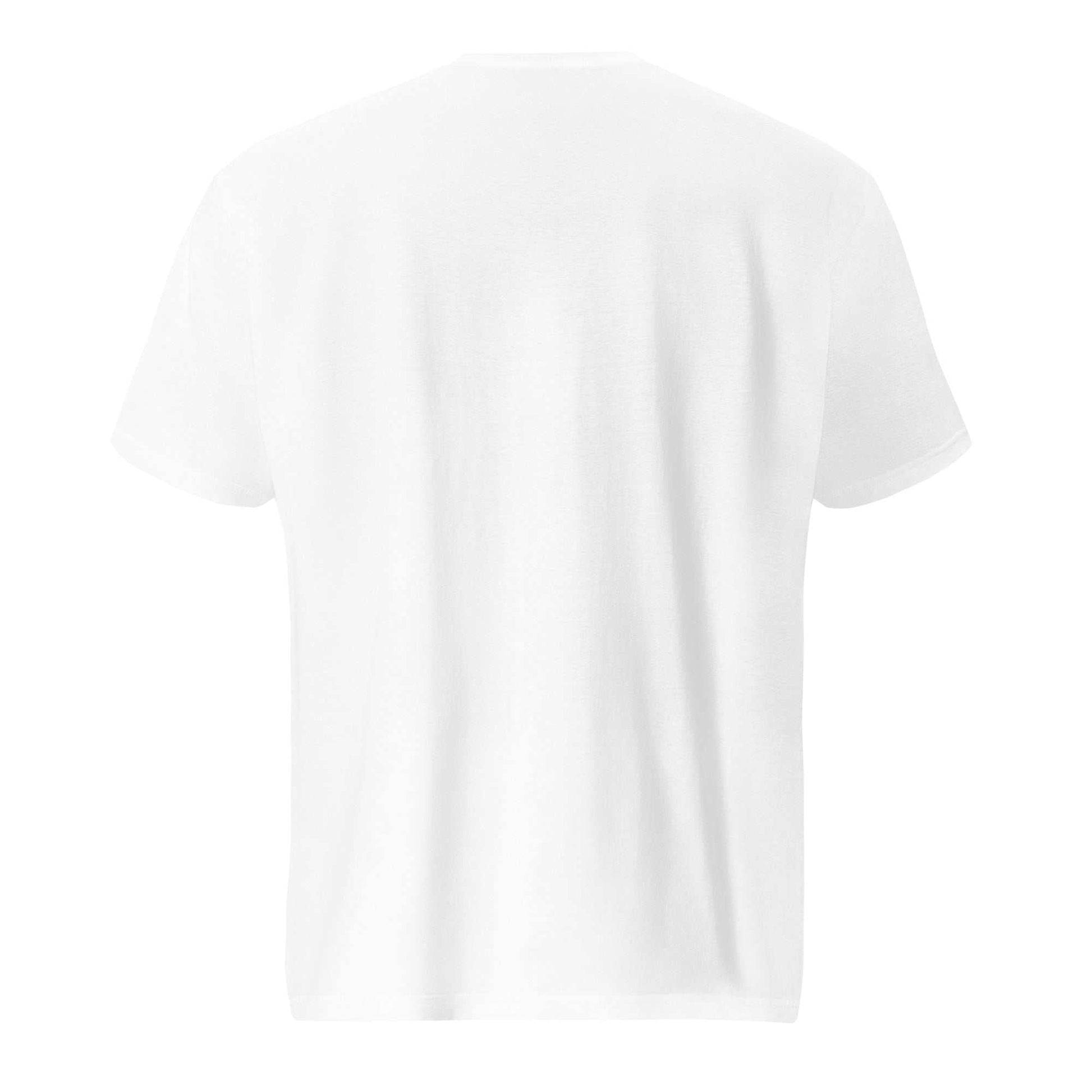 Short-sleeve T-shirt for track and field made of soft, thick cotton with double-stitched hems and tubular construction.