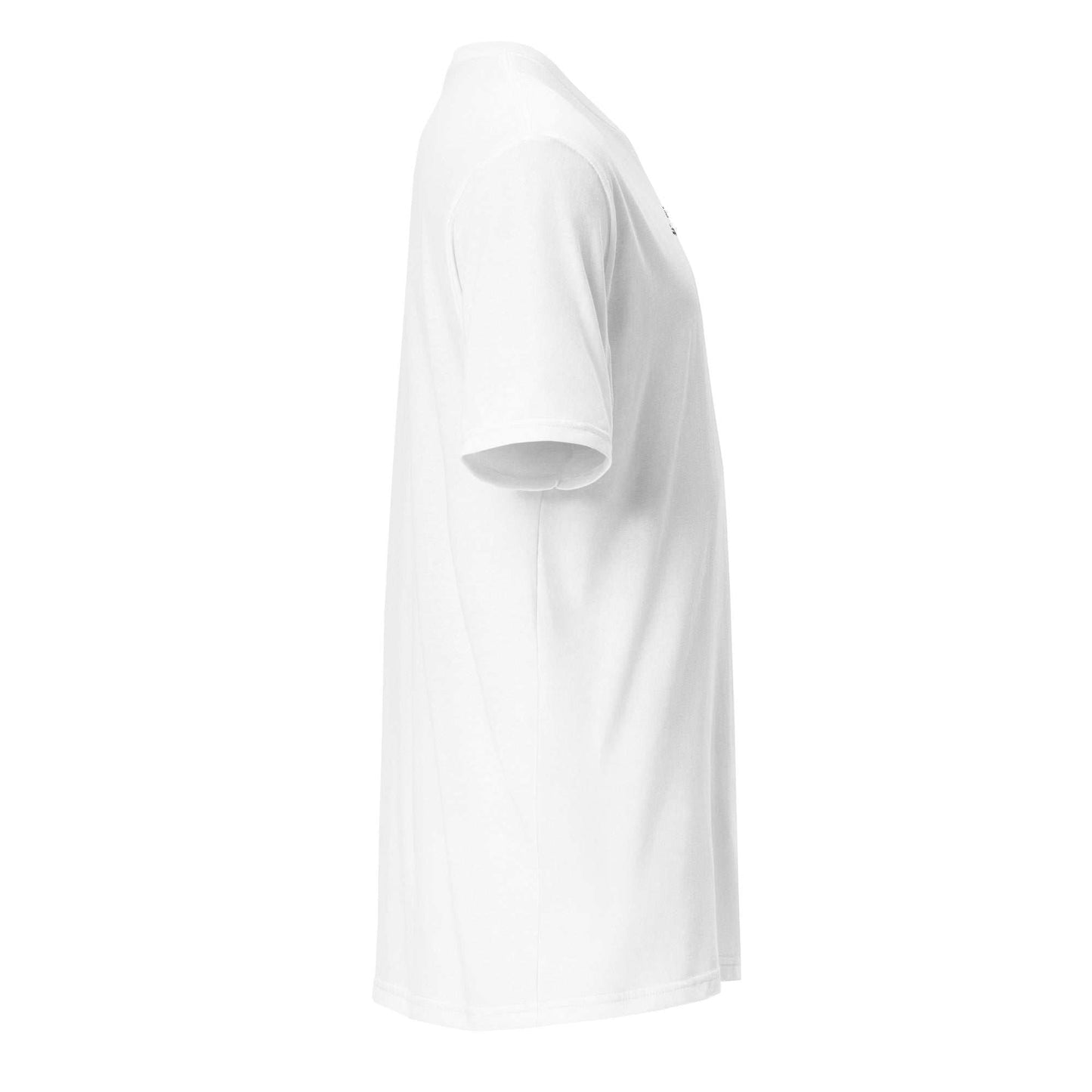 Short-Sleeve T-Shirt for track and field made of soft, thick cotton with double-stitched sleeves and tubular construction