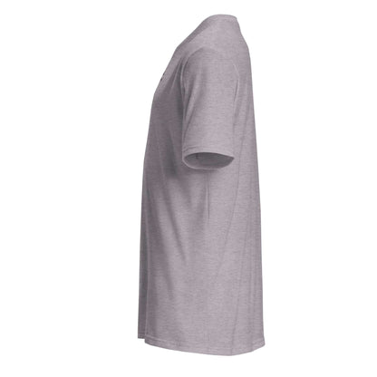 Short-sleeve t-shirt for track and field made of soft, thick cotton with double-stitched sleeves and pre-shrunk fabric