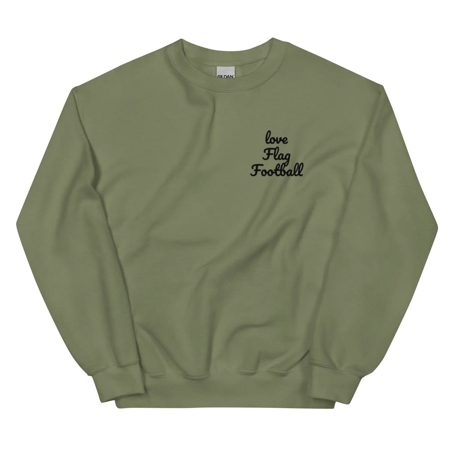 Sweatshirt Flag Football L2N2  Military Green / 2XL