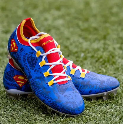 Superman Football Cleats - Velocity 2.0 by Phenom Elite Phenom Elite Brand