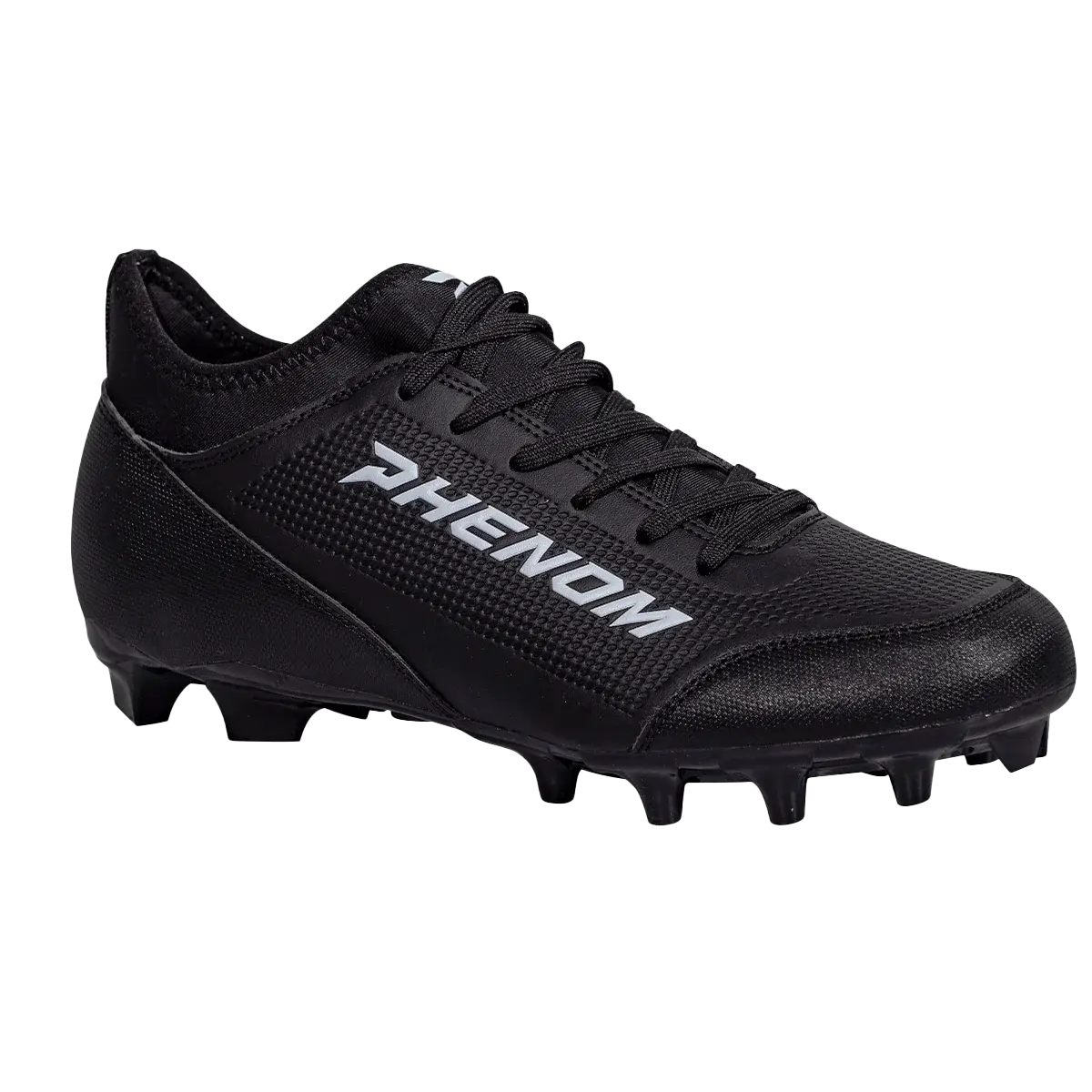 Velocity 3.0: Football Cleats - Black Phenom Elite Brand