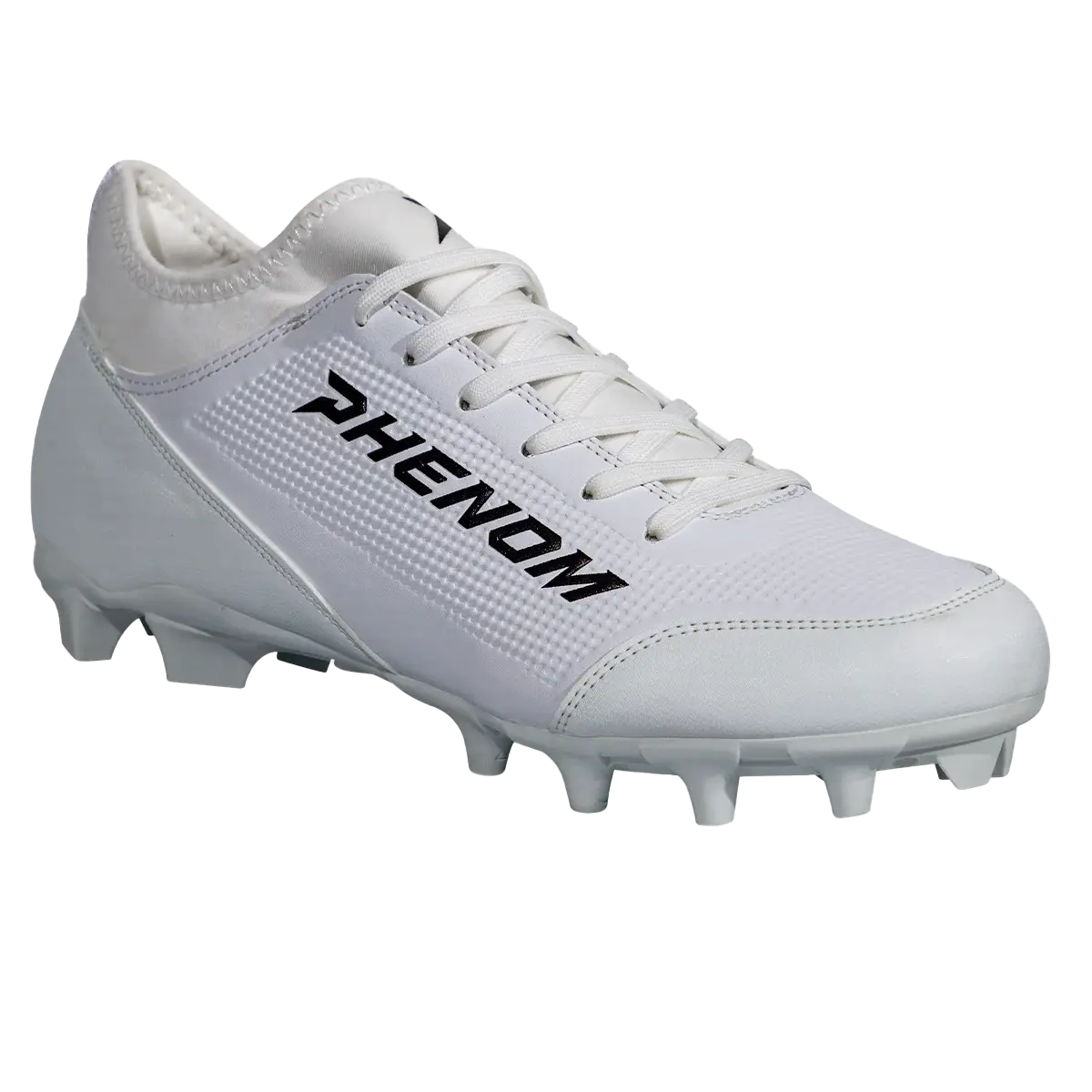 Velocity 3.0: Football Cleats - White Phenom Elite Brand