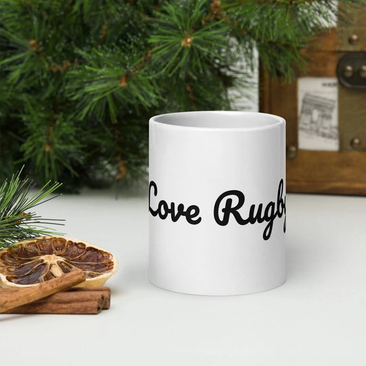 White glossy Rugby mug L2N2  Default Title