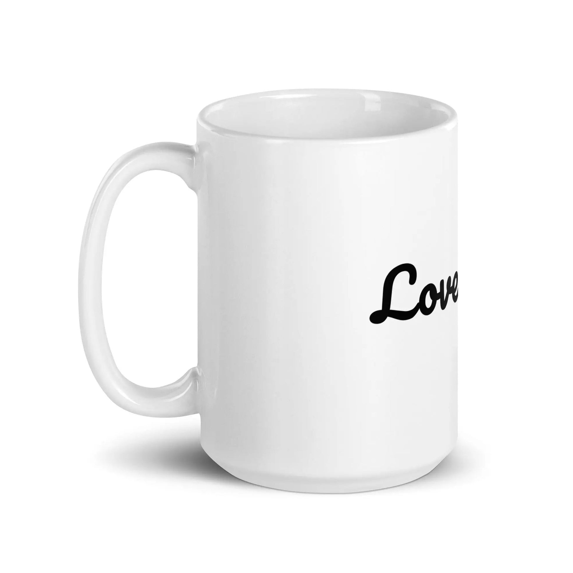 White glossy Rugby mug L2N2