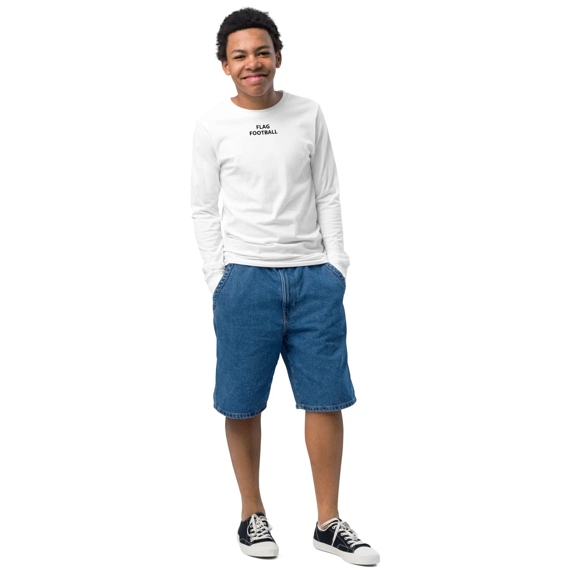 Youth Flag Football Long Sleeve Tee L2N2 T-Shirt L