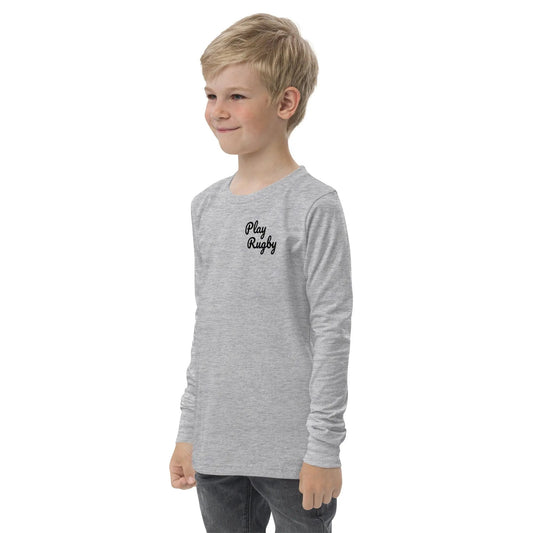 Youth Rugby long sleeve tee L2N2  Athletic Heather / L